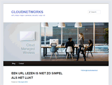 Tablet Screenshot of cloudnetworks.nl